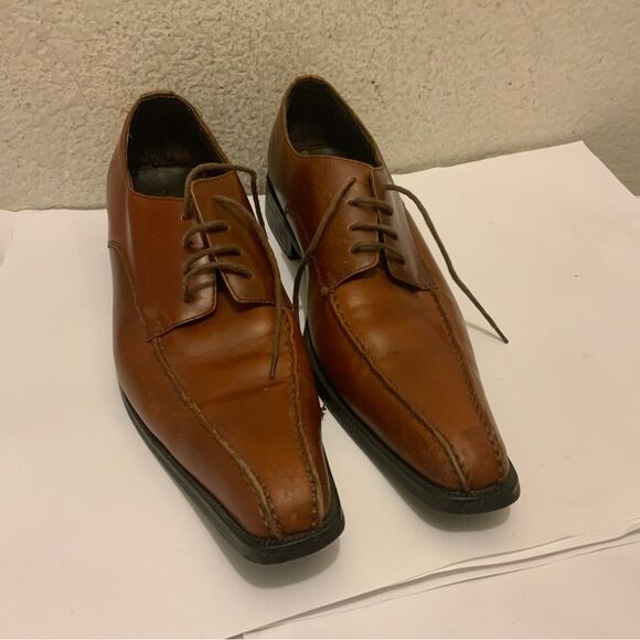 J.M. Weston   Oxford Dress Shoes Brown Mens size 10 Leather main image 4